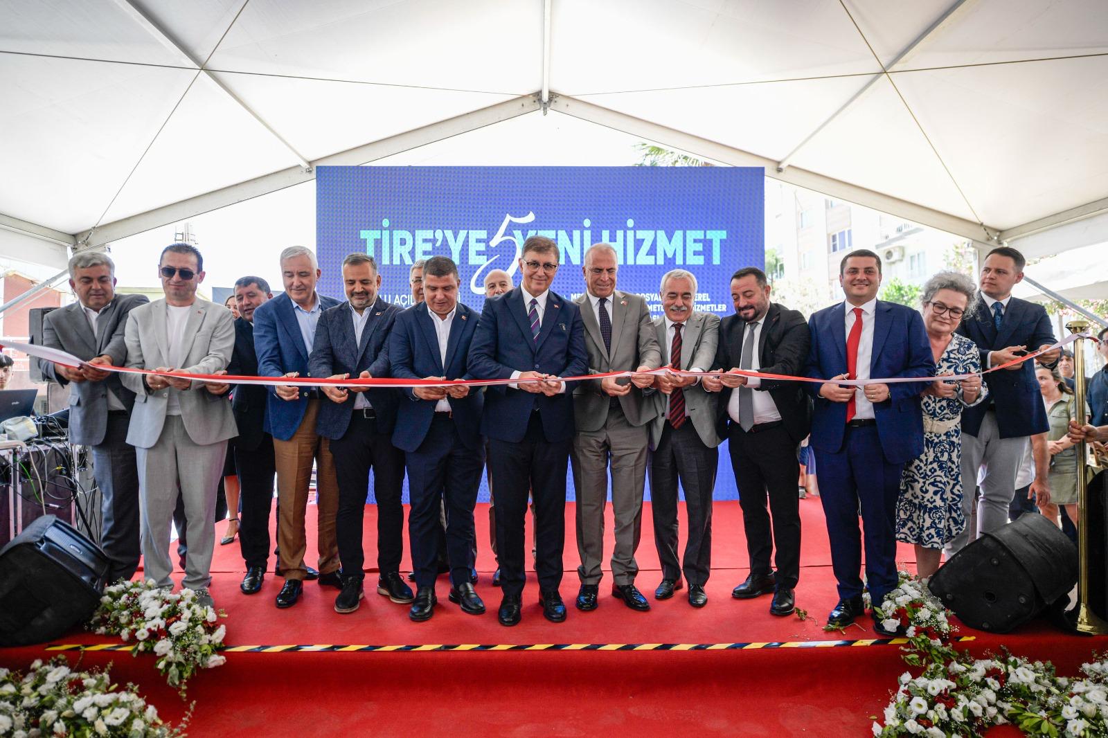 İzmir Büyükşehir Belediye Başkanı Dr. Cemil Tugay, Tire’de iki yeni