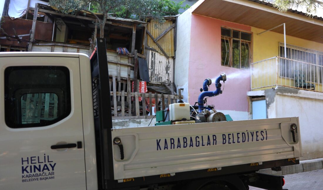 Karabağlar’da haşerelere karşı ilaçlama seferberliği  Karabağlar Belediyesi, kış aylarında periyodik olarak yürüttüğü ilaçlama çalışmalarına yaz