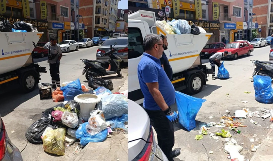 İzmir Büyükşehir Belediye Başkanı Cemil Tugay'ın talimatıyla harekete geçen temizlik