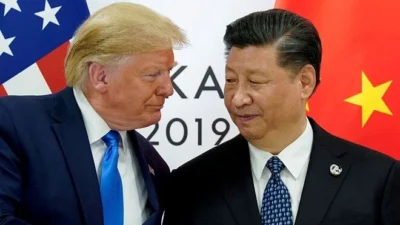 ABD Başkanı Donald Trump ile Çin Devlet Başkanı Şi Cinping