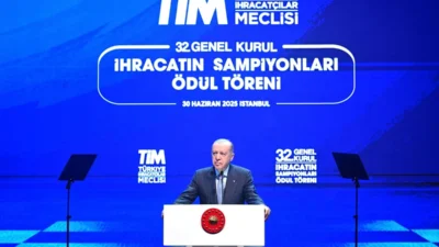 Cumhurbaşkanı Erdoğan, Türkiye İhracatçılar Meclisi’nin ödül töreninde enflasyonla mücadele, ekonomik