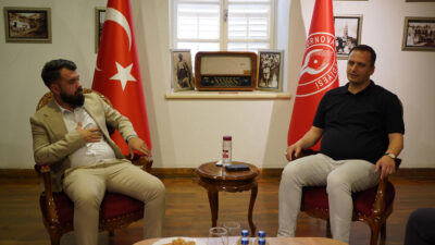 Bornova Belediye Başkanı Ömer Eşki, Makedonya’nın Rosoman Belediye Başkanı Stojan
