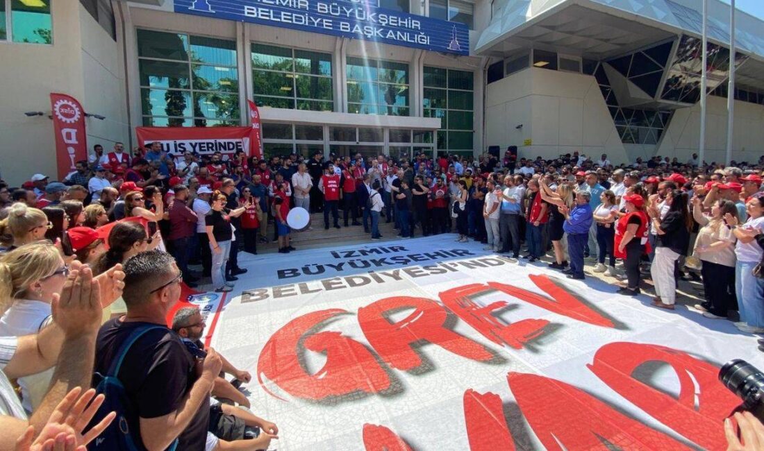 Grevde sandık kararında son söz işçinin İzmir Büyükşehir Belediyesi ile DİSK Genel-İş arasında 23 bin işçiyi