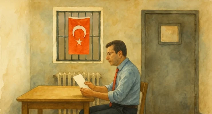Tutuklu İstanbul Büyükşehir Belediye (İBB) Başkanı Ekrem İmamoğlu ve avukatları,