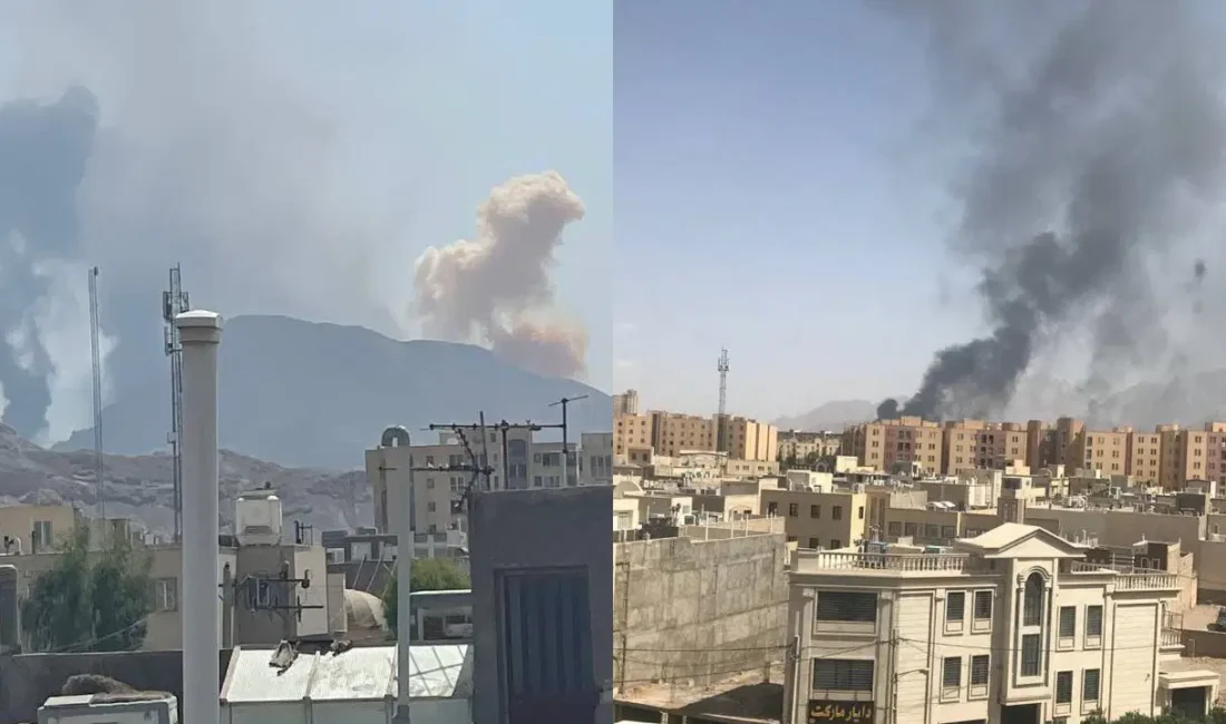 İran’ın güneybatısındaki Buşehr kentine düzenlenen hava saldırısında, nükleer santrale yakın