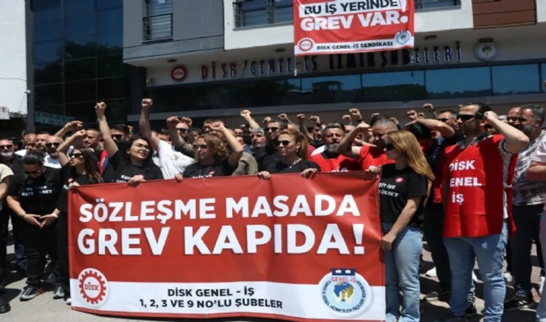 İzmir Büyükşehir Belediyesi'ne bağlı şirketlerde 29 Mayıs'ta başlayan grev devam