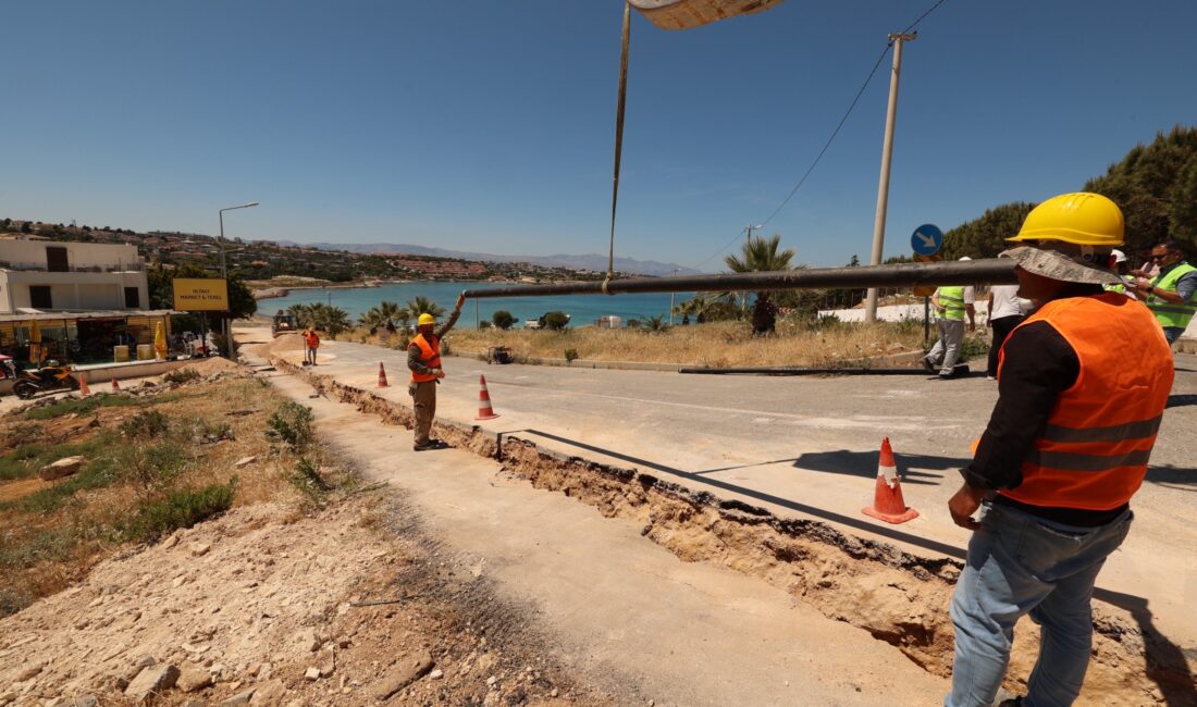 Yarımada’da içme suyu, kanalizasyon ve yağmur suyu hatları baştan aşağı