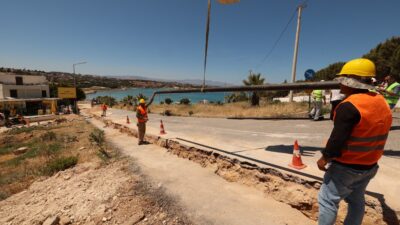 Yarımada’da içme suyu, kanalizasyon ve yağmur suyu hatları baştan aşağı