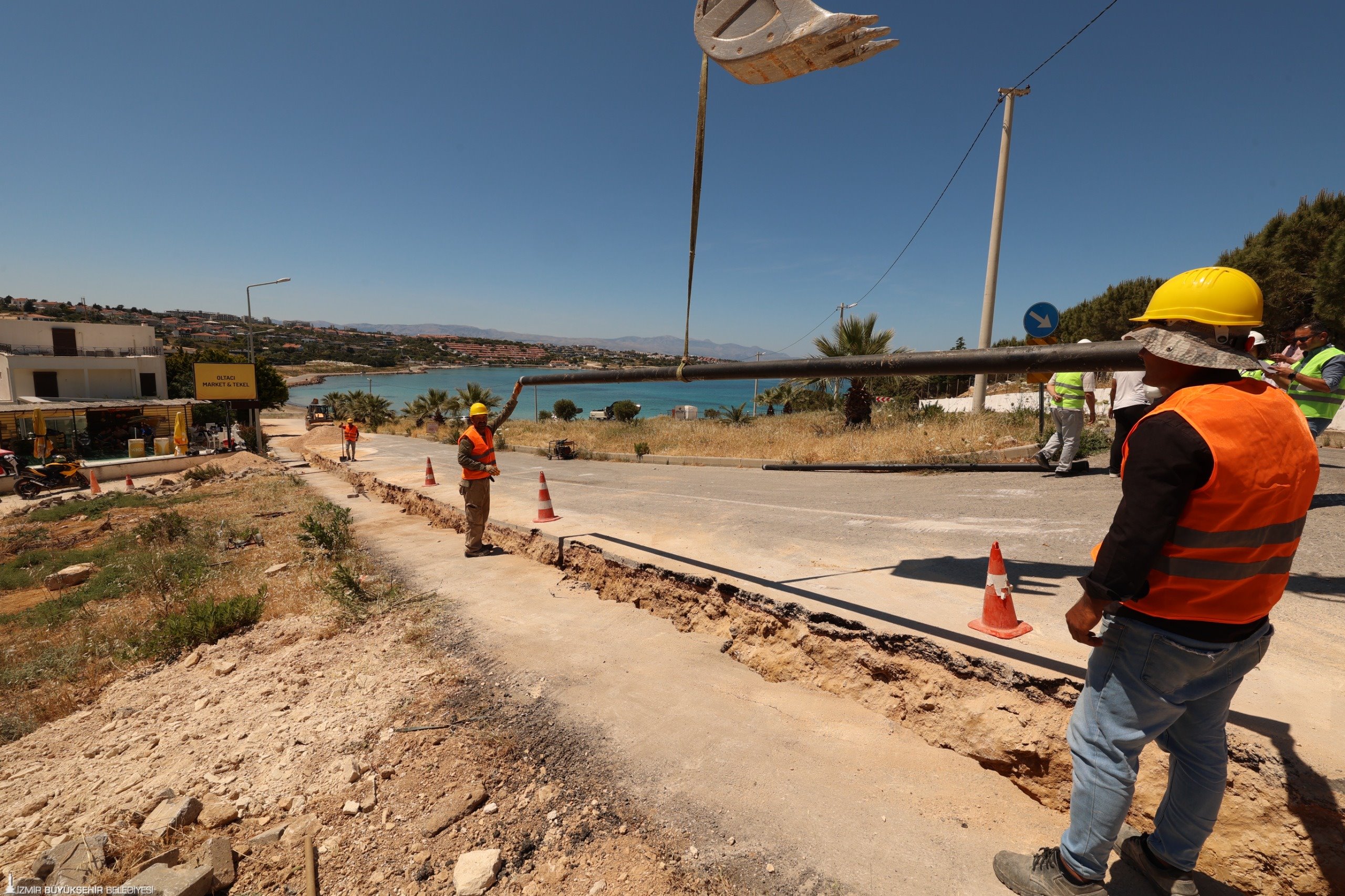 Yarımada’da içme suyu, kanalizasyon ve yağmur suyu hatları baştan aşağı