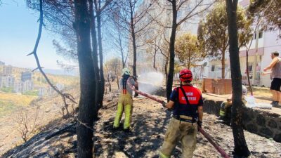 İzmir Büyükşehir Belediyesi İtfaiye Dairesi Başkanlığı, Çiğli İzkent’te sigaradan çıktığı