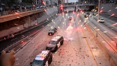 ABD Başkanı Donald Trump, dört gündür süren göçmen protestolarının merkezi
