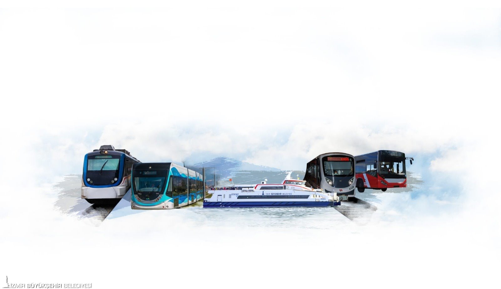İzmir Büyükşehir Belediyesi’ne bağlı ESHOT, İZULAŞ, İZDENİZ, Metro ve Tramvay