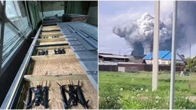 Ukrayna güvenlik servisi, Rusya'nın dört farklı bölgesindeki askeri havaalanlarına düzenlenen