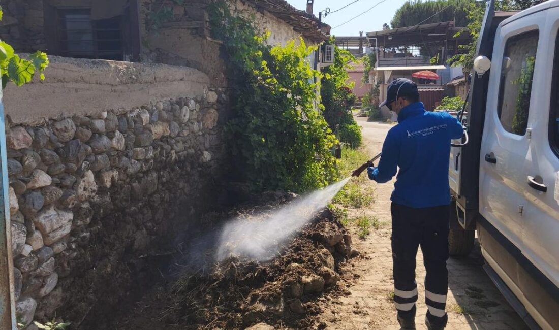 Büyükşehir 30 ilçede 27 ekiple görev başında İzmir Büyükşehir Belediyesi, 30 ilçede 27 ekiple sivrisinek ve haşereye