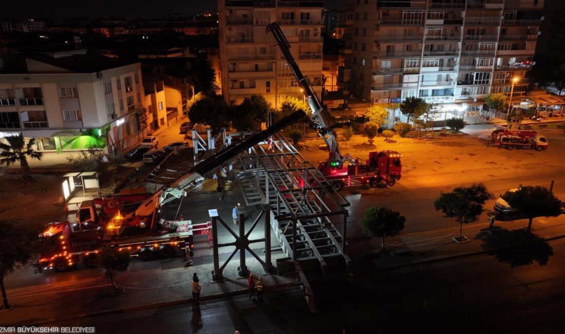 İzmir Büyükşehir Belediyesi güvenli ve konforlu ulaşım için Karşıyaka Yeni