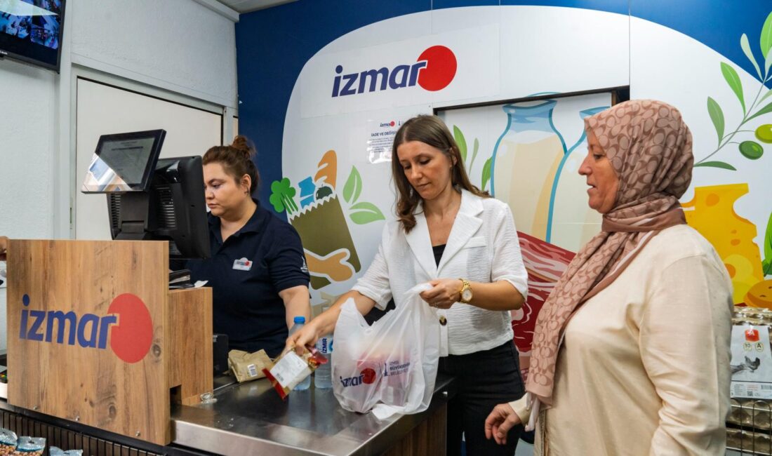 İzmir’in tanzim satış mağazaları İZMAR, 8’inci şubesini Bornova Erzene Mahallesi’nde
