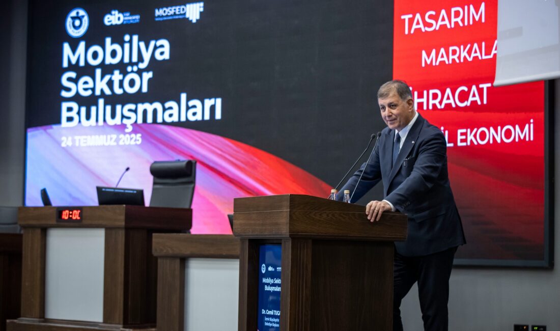Mobilya sektörünün geleceği İzmir’de masaya yatırıldı. Başkan Tugay, “Büyük bir