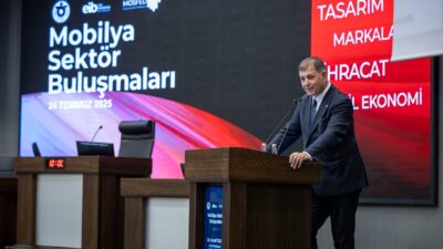 Mobilya sektörünün geleceği İzmir’de masaya yatırıldı. Başkan Tugay, “Büyük bir
