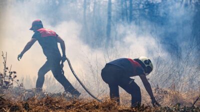 İzmir’de orman yangını tehlikesi büyüyor. Bugün iki ayrı noktada çıkan