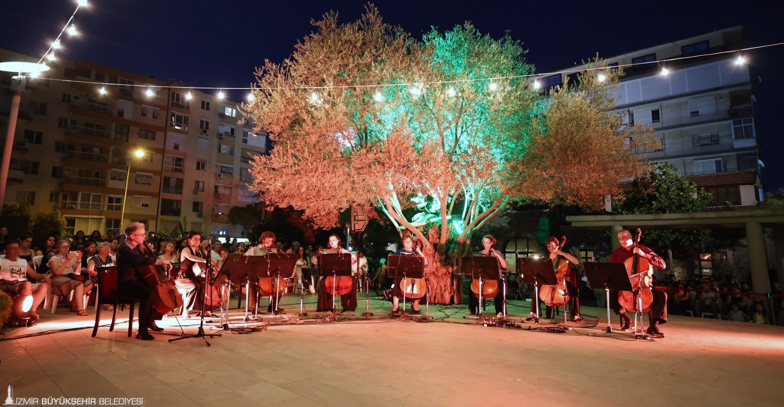 Barok’tan caz’a uzanan repertuarıyla MAV Cello Ensemble, zeytin ağacının gölgesinde