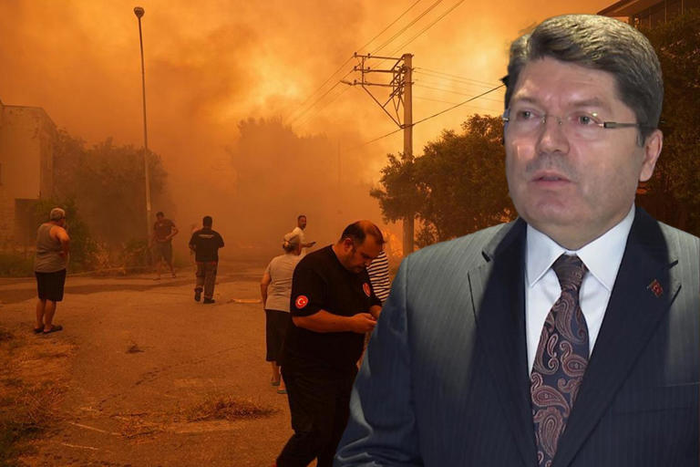 Adalet Bakanı Yılmaz Tunç, Türkiye genelindeki orman yangınlarıyla ilgili 168