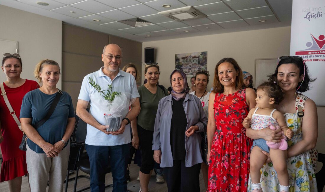 Bornova Belediyesi, kent bostanlarında üretim yapan kadınlara yönelik düzenlediği “Çocuklar