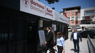 Bornova Belediyesi, 3.000 haneye ücretsiz alışveriş, her gün yüzlerce kişiye