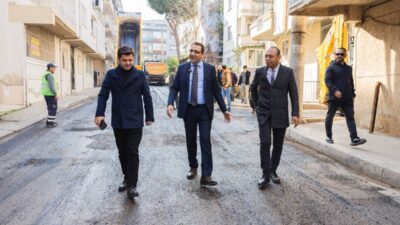 Balçova Belediyesi, altyapı ve üstyapı çalışmalarına hız vererek ilçede asfalt,