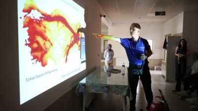Menderes Belediyesi ve İzmir Büyükşehir işbirliğiyle engelli vatandaşlara deprem öncesi,