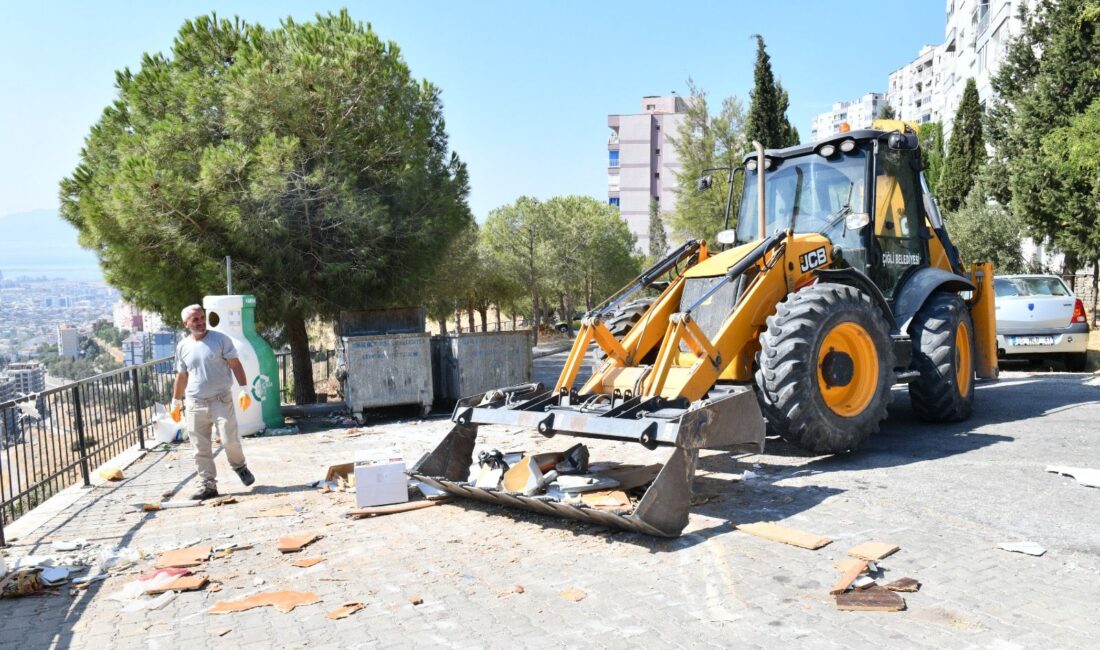 Çiğli Belediyesi, çevre ve görüntü kirliliğini önlemek amacıyla ilçedeki moloz