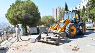 Çiğli Belediyesi, çevre ve görüntü kirliliğini önlemek amacıyla ilçedeki moloz