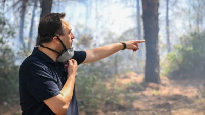 Sanayi, tarım ve orman alanlarının tehdit altında olduğu yangın, koordineli