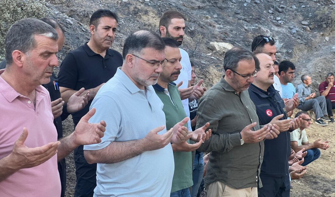 AK Parti İzmir Milletvekili Kasapoğlu, yangın bölgesinde incelemelerde bulundu