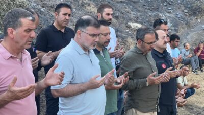 AK Parti İzmir Milletvekili Kasapoğlu, yangın bölgesinde incelemelerde bulundu