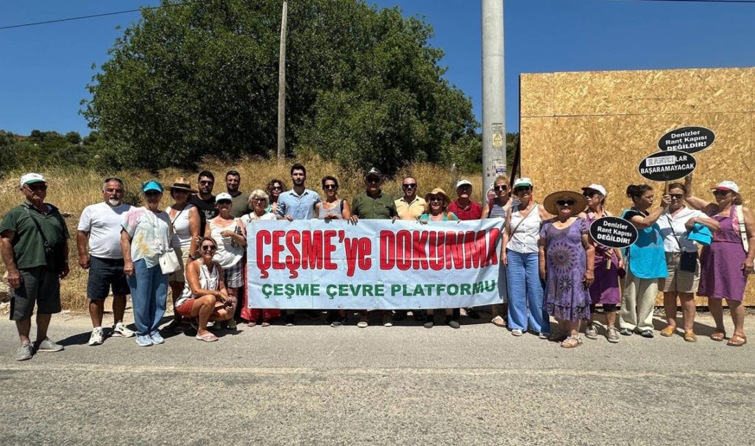 Çeşme’de Aya Yorgi Koyu’nda üç kamu arazisi daha satışa çıkarıldı.
