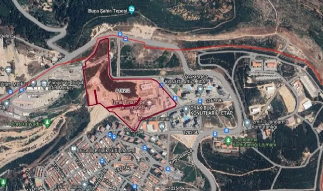 Buca Belediyesi, Tınaztepe Üniversitesi yerleşkesinde yer alan kendine ait taşınmazı