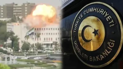 Dışişleri Bakanlığı, İsrail'in Şam'a düzenlediği hava saldırısını sert sözlerle kınadı: