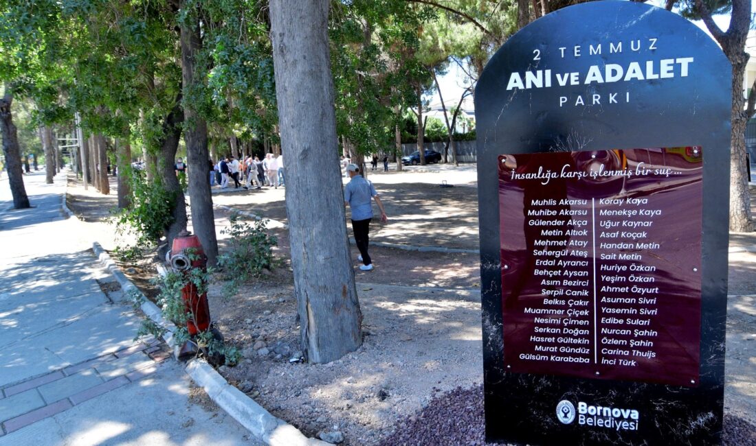 Bornova Belediyesi, Sivas Katliamı’nın 32. yılında Kazım Dirik Mahallesi’nde “2