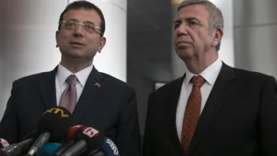 Mansur Yavaş, Saraçhane mitingine Dünya Kentler Zirvesi programı nedeniyle katılamadı.