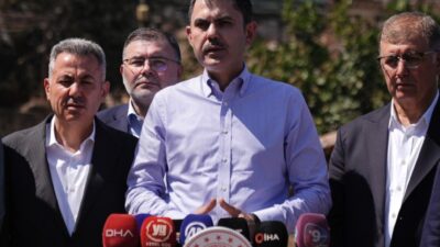 Çevre, Şehircilik ve İklim Değişikliği Bakanı Murat Kurum, İzmir Ödemiş'te