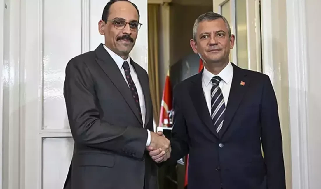 Milli İstihbarat Başkanı İbrahim Kalın ile CHP Lideri Özgür Özel’in
