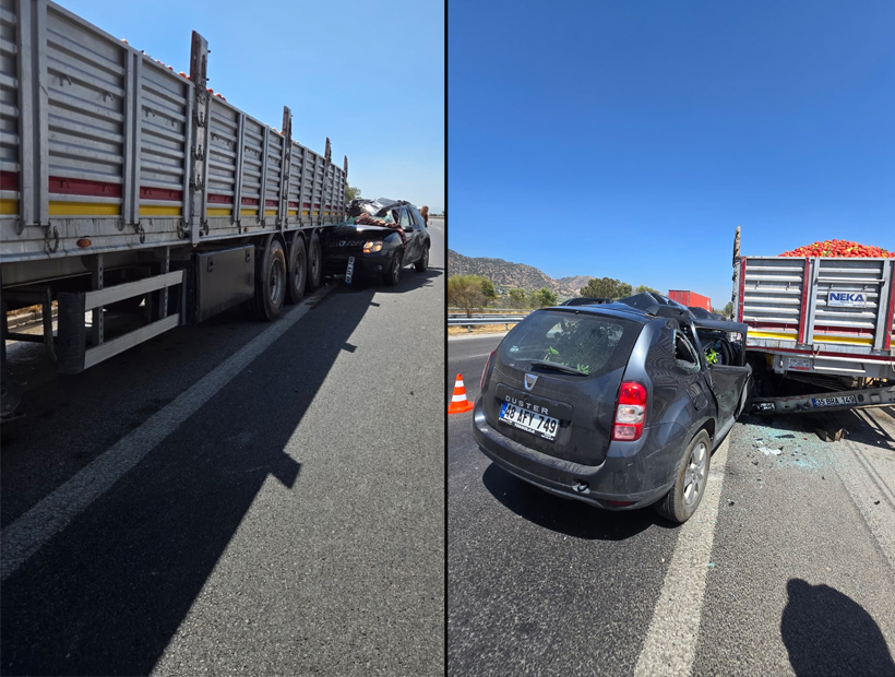 Aydın-İzmir Otoyolu’nda emniyet şeridindeki TIR’a çarpan araçta bulunan eski CHP