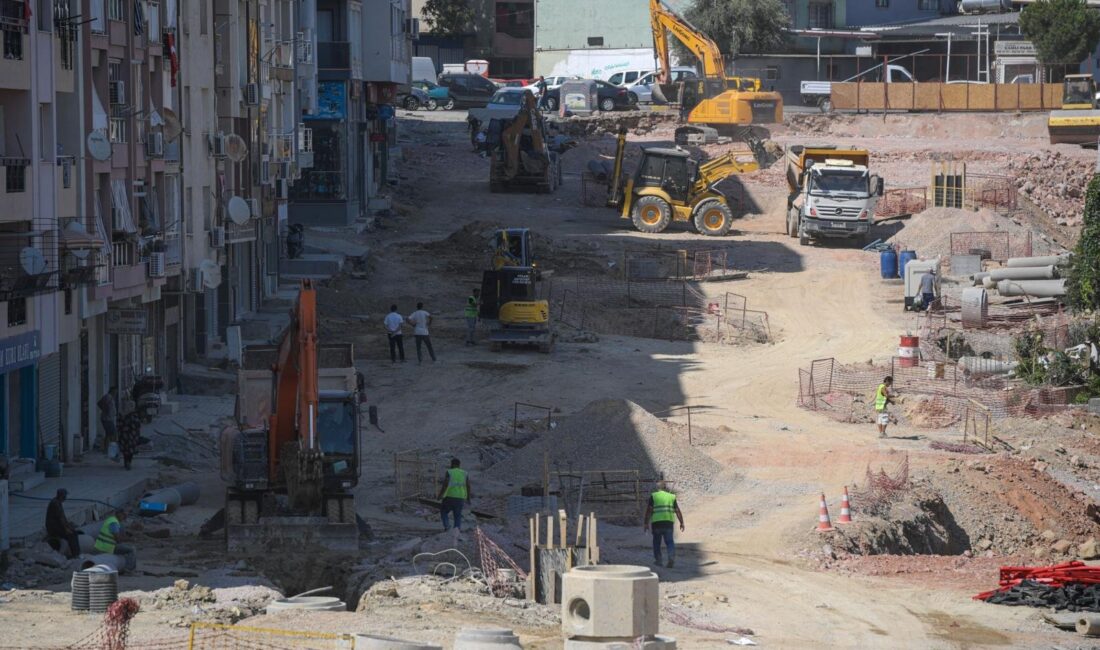 Dostluk Bulvarı ile Coşkun Kale Sokak arasında inşa edilen yeni