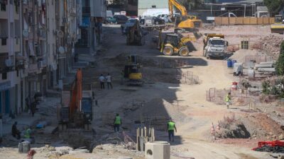Dostluk Bulvarı ile Coşkun Kale Sokak arasında inşa edilen yeni