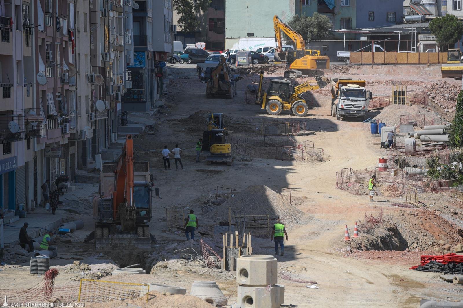 Dostluk Bulvarı ile Coşkun Kale Sokak arasında inşa edilen yeni