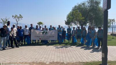 İzmir Büyükşehir Belediyesi, Çakalburnu Lagünü’nde çevre temizliği düzenleyerek doğal yaşamı