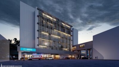 İzmir Büyükşehir Belediye Başkanı Dr. Cemil Tugay, inşaat çalışmaları süren