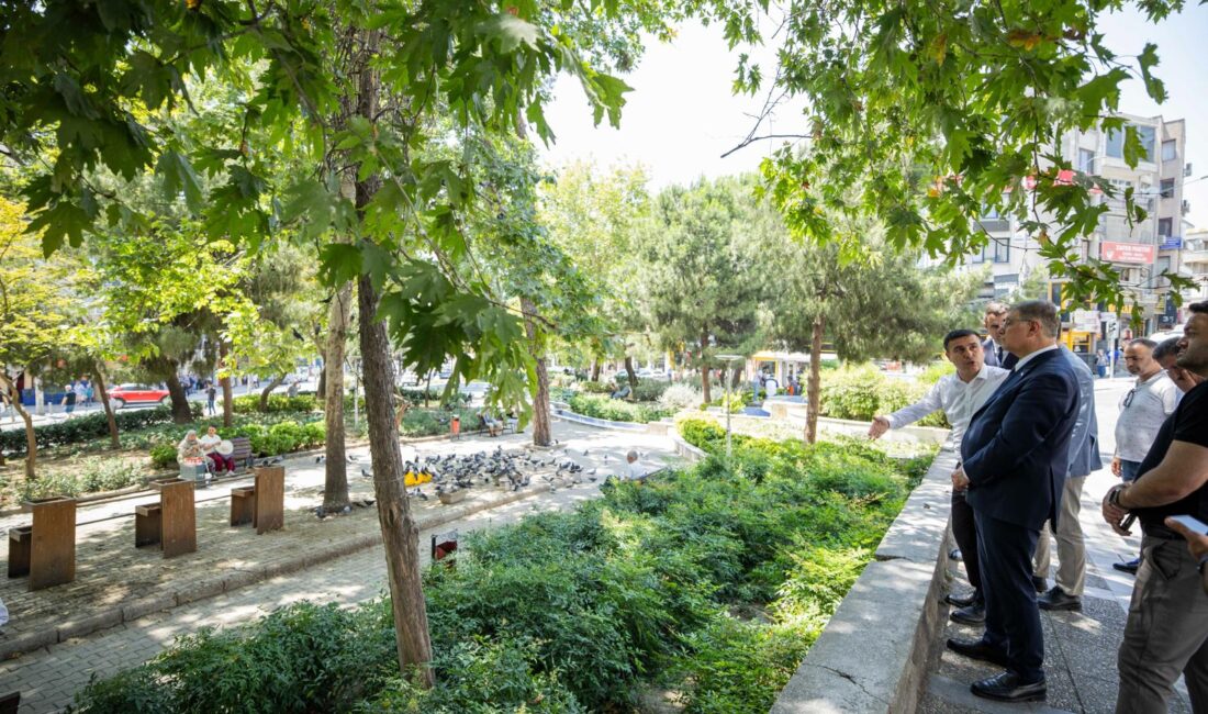 İzmir Büyükşehir Belediyesi Buca Şirinyer’de yer alan Beyazıt Aykut Parkı’nda