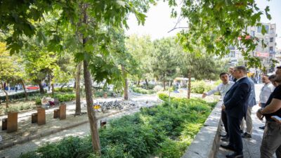 İzmir Büyükşehir Belediyesi Buca Şirinyer’de yer alan Beyazıt Aykut Parkı’nda
