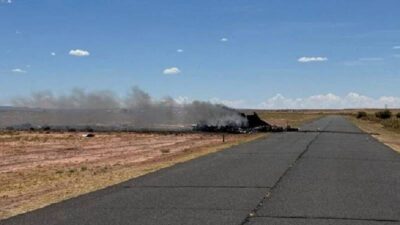 ABD’nin Arizona eyaletinde hasta nakli için kullanılan küçük uçak iniş